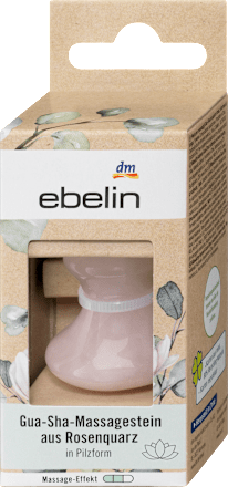 Gua-Sha-Massagestein Rosenquarz ebelin
