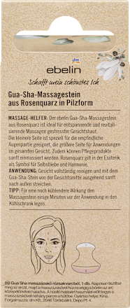 Gua-Sha-Massagestein Rosenquarz ebelin