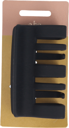 Mollettone per capelli nero opaco s-he stylecollection