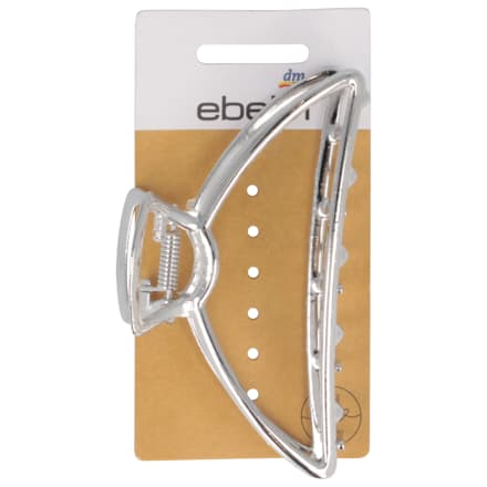 Mollettone per capelli argento ebelin