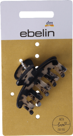 Haarklammer klein in Leo-Optik ebelin
