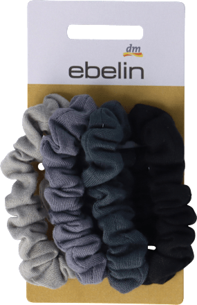 Scrunchies in verschiedenen Grautönen ebelin