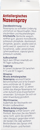 Antiallergisches Nasenspray Mivolis