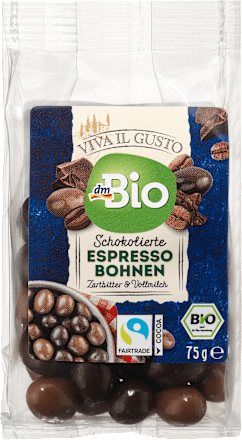 Viva il Gusto Schokolade Espressobohnen mit Zartbitter & Vollmilch dmBio