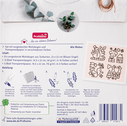 Wohlfühlzeit Fensterbilder-Set Profissimo