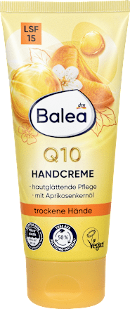 Crema mani Q10 all'albicocca Balea