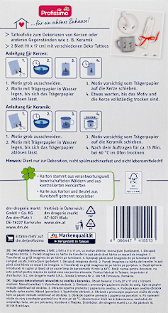 Wohlfühlzeit Deko-Tattoos Profissimo