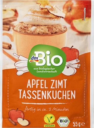 Hrnčekový jablkový koláč so škoricou dmBio