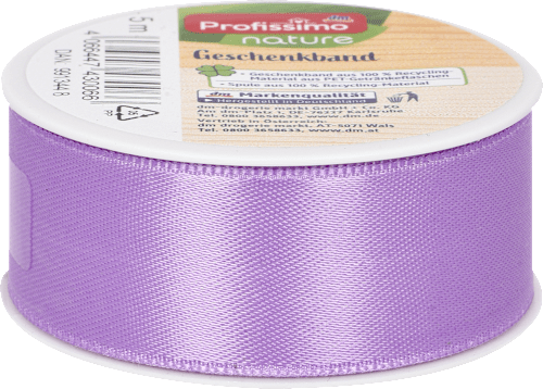 dárková stuha satén, fialová Profissimo