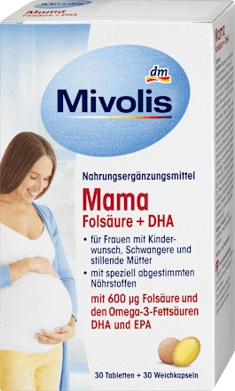 Mama Folsäure + DHA Mivolis