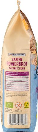 Backmischung Saaten Powerbrot, glutenfrei  dmBio