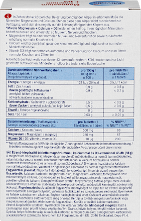 Magnesium + Calcium + D3 Tabletten 45 St Mivolis