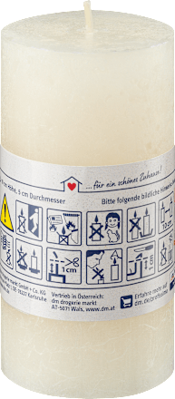 Sviečka Rustik – slonová kosť 100/50 Profissimo