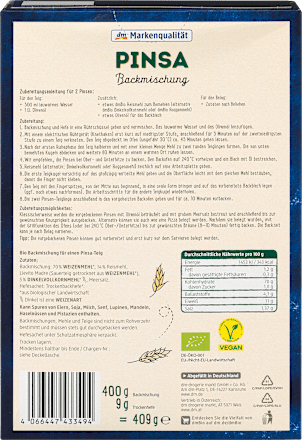 Viva Il Gusto Pinsa Backmischung dmBio