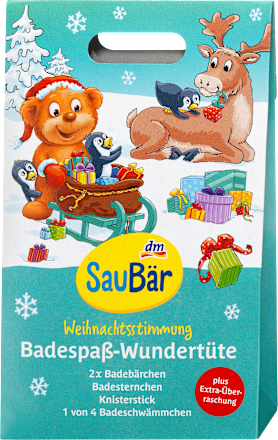 Weihnachtsstimmung Badespaß-Wundertüte SauBär