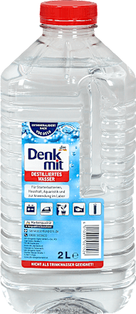 Destilliertes Wasser Denkmit
