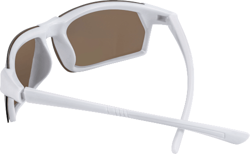 Sport-Sonnenbrille weiß mit polarisierenden Scheiben SUNDANCE