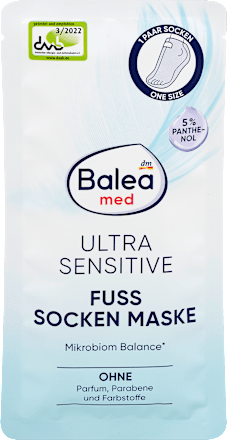 Ultra Sensitive Fuß Socken Maske (1 Paar) Balea med