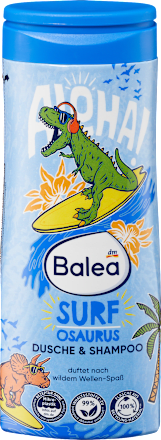 Gel za tuširanje in šampon za lase Surf Osaurus Balea
