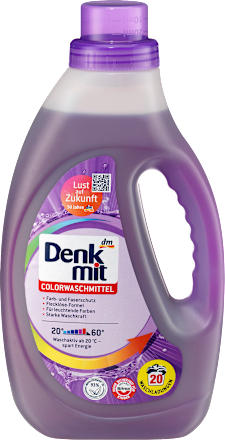 Płyn do prania tkanin kolorowych Denkmit