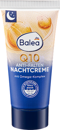 Q10 noćna krema za lice protiv bora Balea