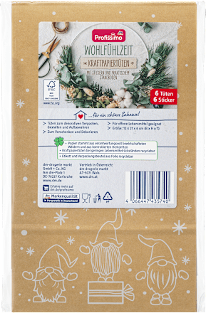 Wohlfühlzeit Kraftpapiertüten Profissimo