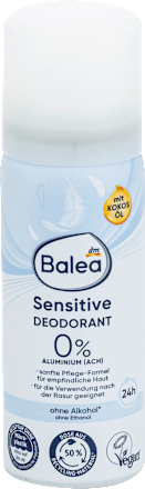 SENSITIVE dezodorans u spreju - putna ambalaža Balea