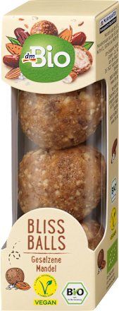 Mandľové guľôčky Bliss Balls slané mandle dmBio