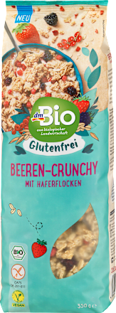 Хрупкаво мюсли с овесени ядки и горски плодове dmBio