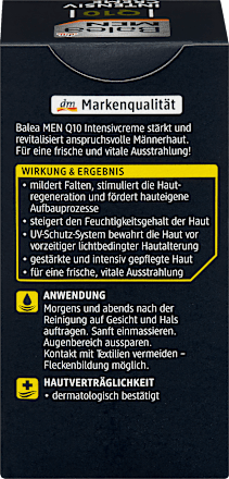 Gesichtscreme Q10 Intensiv Balea MEN