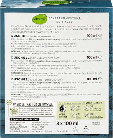 Geschenkset Men Energy 3tlg alverde MEN