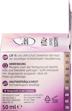 Gesichtscreme Vital + straffend LSF 15 Balea