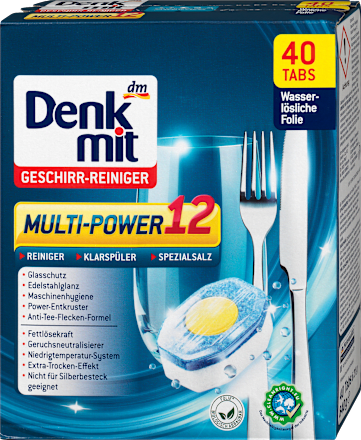 Tablety do umývačky riadu Multi-Power 12 Denkmit