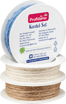 Set pisanih jutinih vrvic Profissimo