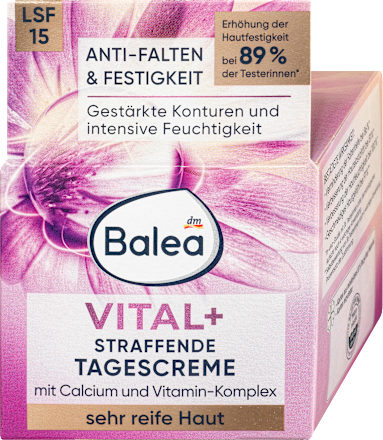 Стягащ дневен крем Vital+ SPF 15 Balea