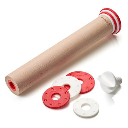 Teigrolle mit Abstandshaltern Profissimo