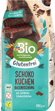 Čokoládový koláč Schoko, zmes na pečenie, bezgluténový dmBio