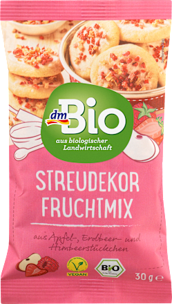 Streudekor Fruchtmix, vegan dmBio
