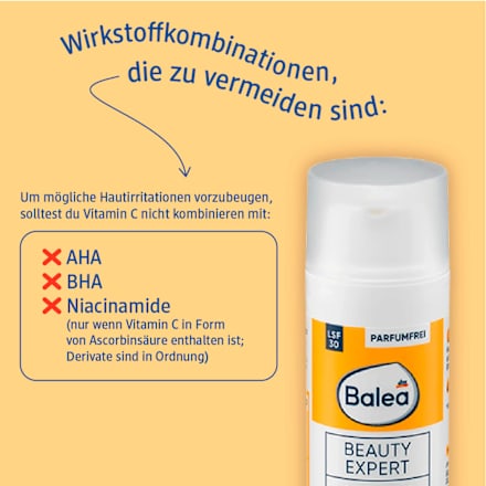 Gesichtsserum Beauty Expert Vitamin C LSF 30 Balea