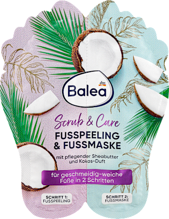 Scrub & Care piling i maska za stopala Balea