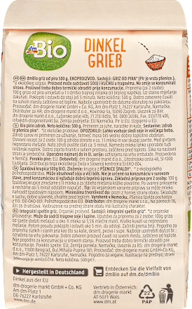 bio špaldová krupice dmBio