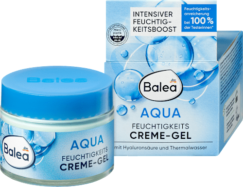 AQUA gel krema za lice Balea