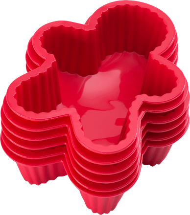  Muffinförmchen Lebkuchenmann aus Silikon Profissimo