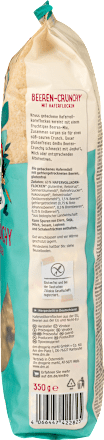 Bio pečeni ovseni muesli z liofiliziranim jagodičevjem, brez glutena dmBio