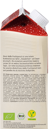 Saft, Winter Frucht Punsch Holunder dmBio