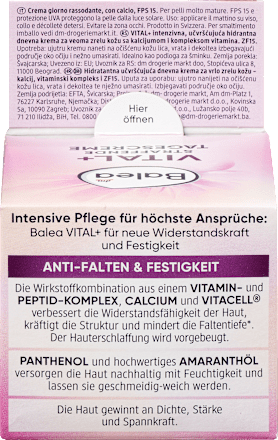 Gesichtscreme Vital + straffend LSF 15 Balea
