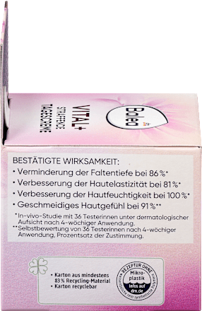Gesichtscreme Vital + straffend LSF 15 Balea