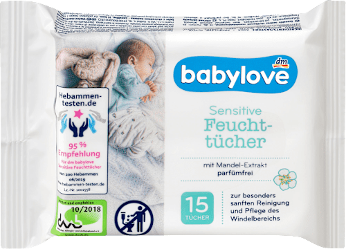 Sensitive vlažne maramice babylove