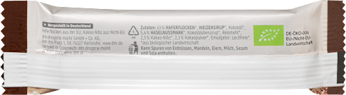 Bio muesli rezina s koščki kakava dmBio