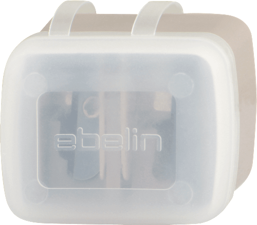 Temperino cosmetico 2in1 con contenitore assort. ebelin